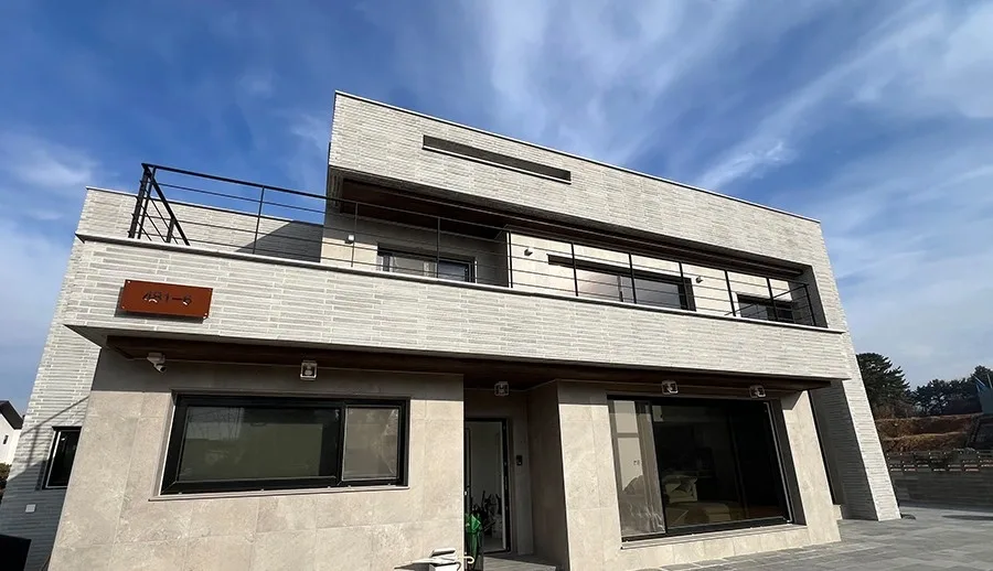 대부도 전원주택단열필름시공 유리창 열차단